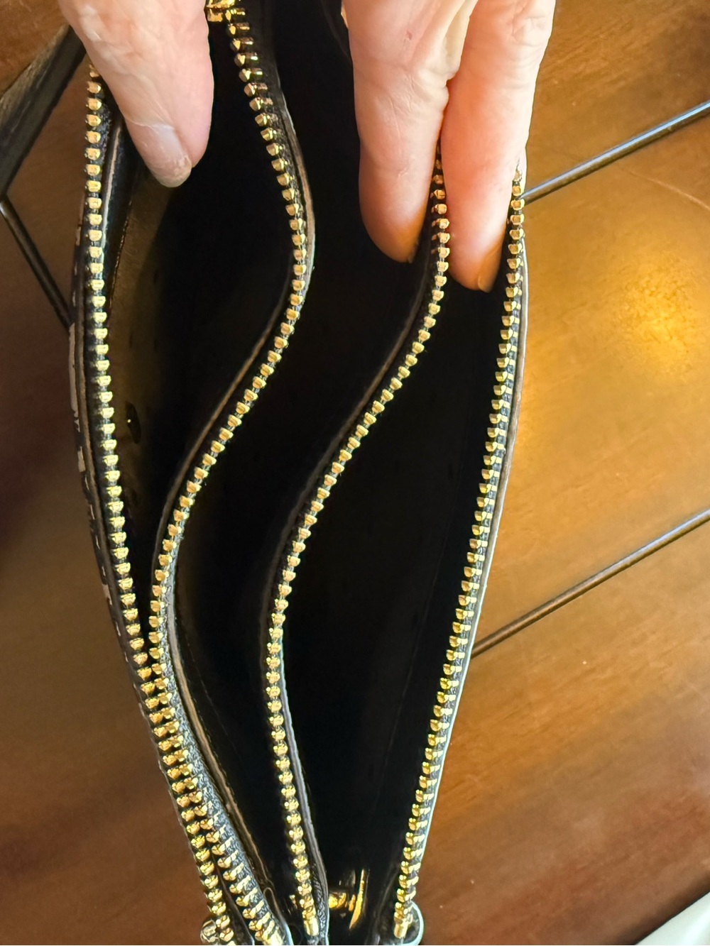 Kate Spade Leopard Print Leather Crossbody Bag with Black Strap - Picture 4 of 7